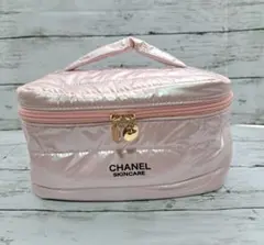 シャネル 化粧ポーチ 大きめ 旅行 ポーチ ピンク