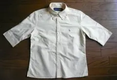 RALPH LAUREN 7 ラルフローレン 5分袖ボタンダウン