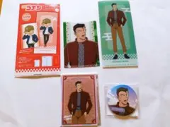 名探偵コナン　オーロラアクリルカード　ミニファイル　キラキラ缶バッジ　毛利小五郎