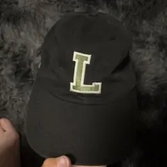 Lacoste キャップ ブラック Lロゴ