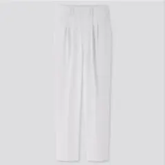ユニクロ　ドレープリラックステーパードアンクルパンツ（丈標準67～69cm）　M
