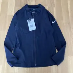 ナイキ　ラッシュガード　スクール水着　ジップアップ　長袖　ブラック　130㎝