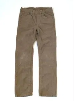 ユニクロ　 ベージュコーデュロイパンツ130