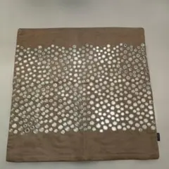 フランフラン　クッションカバー　ブラウン