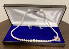 【新品未使用】　本珊瑚　ネックレス　イヤリング　セット