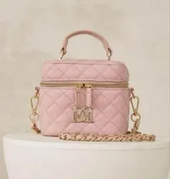 Darich ダーリッチ キルティングスクエアミニバッグ　PNK