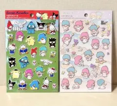 ペタペタシール サンリオ キキララ ダイソー リトルツインスターズ