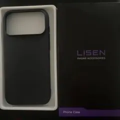 LISEN iPhone17pro Max黒 薄型ケース マグネット