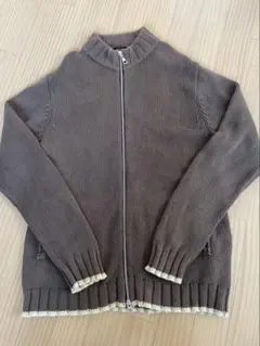 ジップアップニット ニット