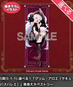等身大 タペストリー サキュバスバレエ グリム アロエ がいっぱい くじ コナミ 等身大 タペストリー サキュバスバレエ グリム アロエ がいっぱい くじ