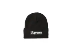 シュプリーム×New Era ボックスロゴビーニー25FW ブラック