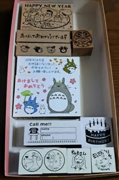 トイストーリー となりのトトロ 他 スタンプ 12個セット - メルカリ