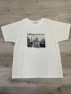 フォトプリント 半袖Tシャツ ホワイトのサムネイル
