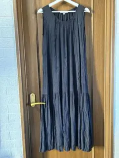 INES DE LA FRESSANGE (UNIQLO) 黒ロングワンピースM