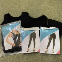 Quliet COOL ブラトップ3枚＆スリムレギンス1枚セット Quliet COOL ブラトップ3枚＆スリムレギンス1枚セット - メルカリ