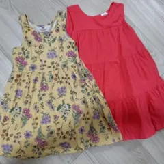 H&M 花柄ワンピース & baby GAP ノースリーブ　3歳