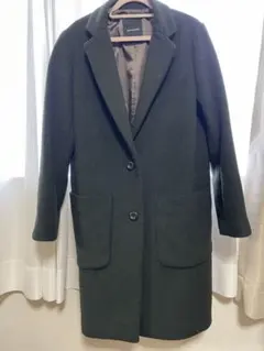 ダークグリーン チェスターコート