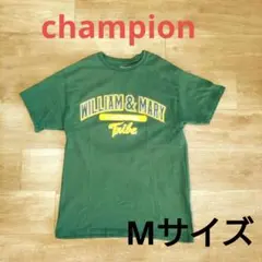 Champion　ＵＳカレッジのTシャツ　Mサイズ　グリーン