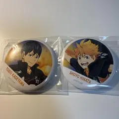ハイキュー‼︎ 日向翔陽　影山飛雄　缶バッジ2点