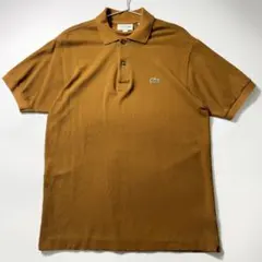 極美品✨ラコステ LACOSTE ポロシャツ ブラウン US M 大きめサイズ