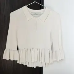 ☆新品☆ GU×rokh ペプラムトップス