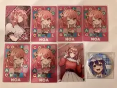 からぴち　のあ　トレカ からぴち　るな　缶バッジ カラフルピーチ　カラピチ