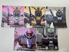ガンダムポテコ　シール5枚セット　第三弾　ユニコーンガンダム　νガンダム
