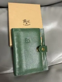 旧ロゴ！イルビゾンテ ミニ6 システム手帳 クロコ調 本革 IL BISONTE 