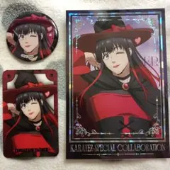 ウィンブレ　椿野　カラ鉄　缶バッジ　カード　ウィンドブレイカー