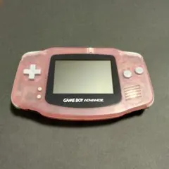 GAME BOY ADVANCE クリアピンク 本体＋ソフトセット　動作確認済