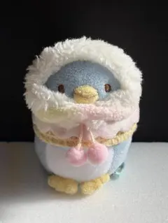 すみっコぐらし ぺんぺんアイスクリーム ぶらさげぬいぐるみぺんぎん(本物)