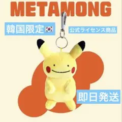 【韓国限定】メタモン ピカチュウ マスコットキーホルダー＆ぬいぐるみ2点セット ポケモン へんしん メタモン ピカチュウ ぬいぐるみキーホルダー