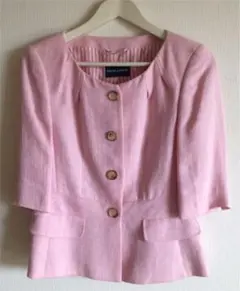 RENA LANGE レナランゲ　高級婦人服　美しいピンク　軽く暖かい　新品 RENA LANGE レナランゲ 高級婦人服 美しいピンク 軽く暖かい 新品