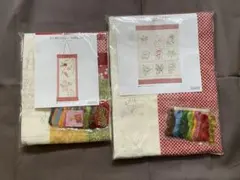 ホビーラホビーレ刺繍キット 日本の伝統模様 2点セット