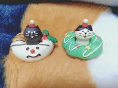 コンコンブル　にゃんドーナツリース　にゃんドーナツスノーマン