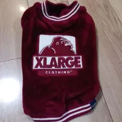 XLARGE フリース犬服 DM バーガンディ