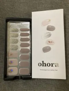 オホーラ　ohora ジェルネイルシール milk shower 15枚