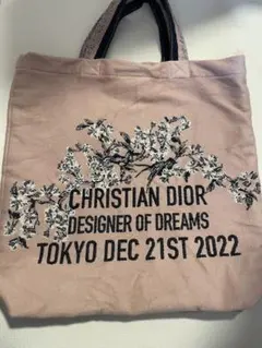 Christian Dior トートバッグ 花柄刺繍