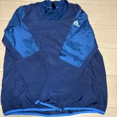 adidas ピステ・ウィンドブレーカー ネイビー/青
