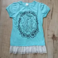 Disney Princess アリエル　フリルTシャツ　120