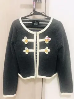 Wcloset ナポレオンジャケット ノーカラー グレー 美品のサムネイル
