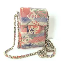 超レアCHANEL/11C【Saint Tropez】縦型ミニマトラッセ(ラム)