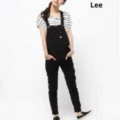 《Lee 》サロペット オーバーオール スキニー ブラック M 黒　LL1150