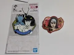 ジョジョの奇妙な冒険　リゾット　ラメアクリルバッジ 　一番くじ　ブチャラティ