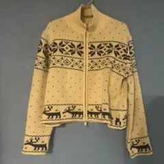 Dazy Mサイズ ジップアップニットセーター