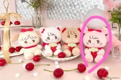 mikko いちごマスコットぬいぐるみ