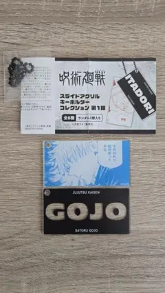 呪術廻戦　スライドアクリルキーホルダーコレクション　第1弾　五条悟