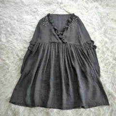 ZARA ザラ カシュクール パール フリル チュニックワンピース