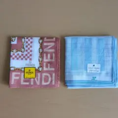 ♥新品♥　FENDI 　クレージュハンカチ　2枚セット