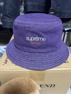Supreme パープル バケットハット M/L